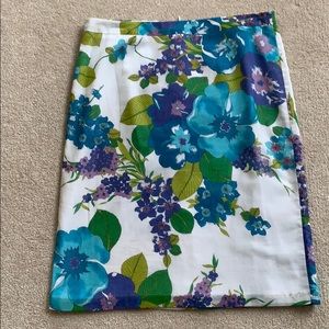 Vntg Floral Milly Pencil Skirt size 8